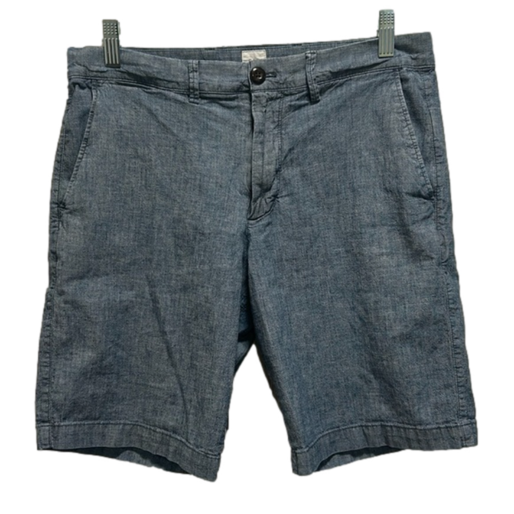 GAP Essential Khaki 10” Shorts in Heathered Blue Size 30